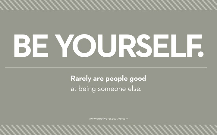 Be Yourself Poster