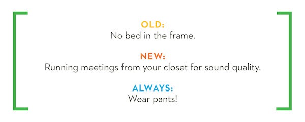 New rules for virtual meetings. The Creative Executive